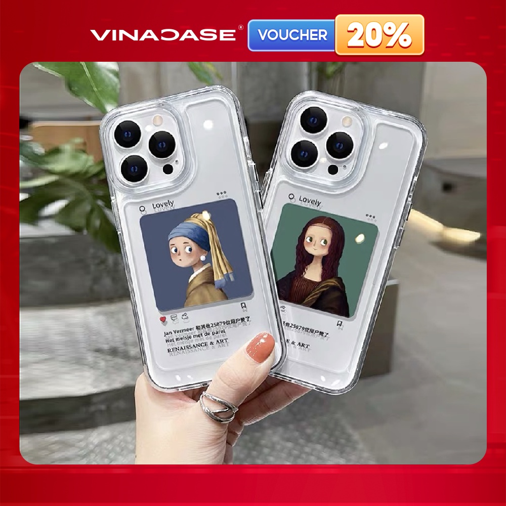 Ốp Lưng iPhone 11/14 Pro Max/15 Pro Max/16 Pro Max/17 Pro Max Dẻo Trong Space Hình O love ly