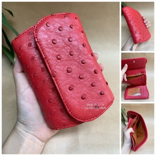 VÍ GẤP 3 DA ĐÀ ĐIỂU MINI - CÁ SẤU GÒ VẤP