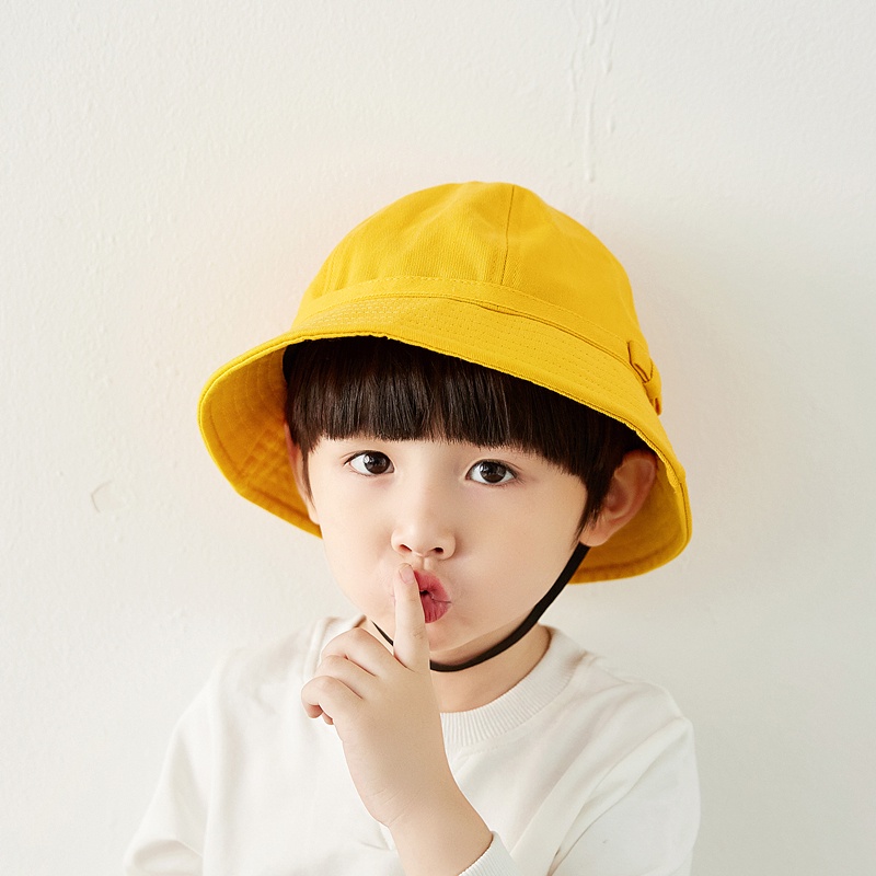 Nón Tai Bèo Màu Vàng Phong Cách maruko Nhật Bản Dễ Thương Cho Bé Gái