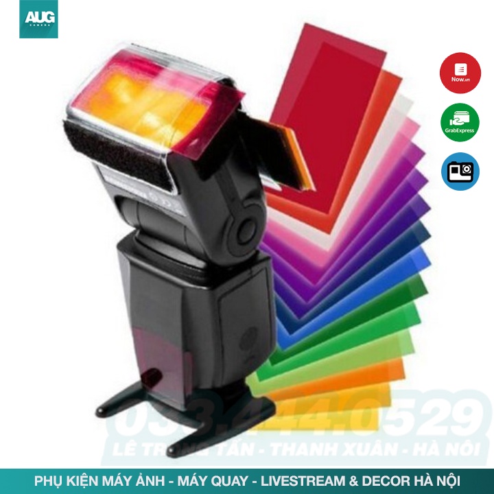 Tản Sáng Gel Màu Cho Flash Rời - AUG Camera Hà Nội