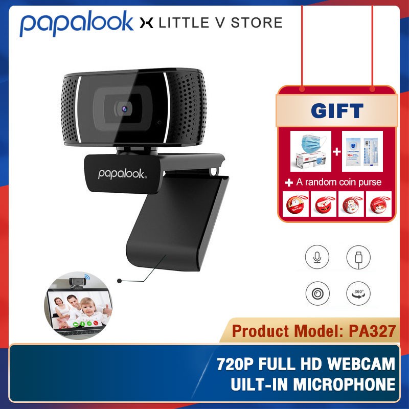 Toàn Bộ Webcam Tích Hợp Micro Hd Tự Điều Chỉnh Tiện Dụng Cho Laptop / Máy Tính / Phát Trực Tuyến Pa327