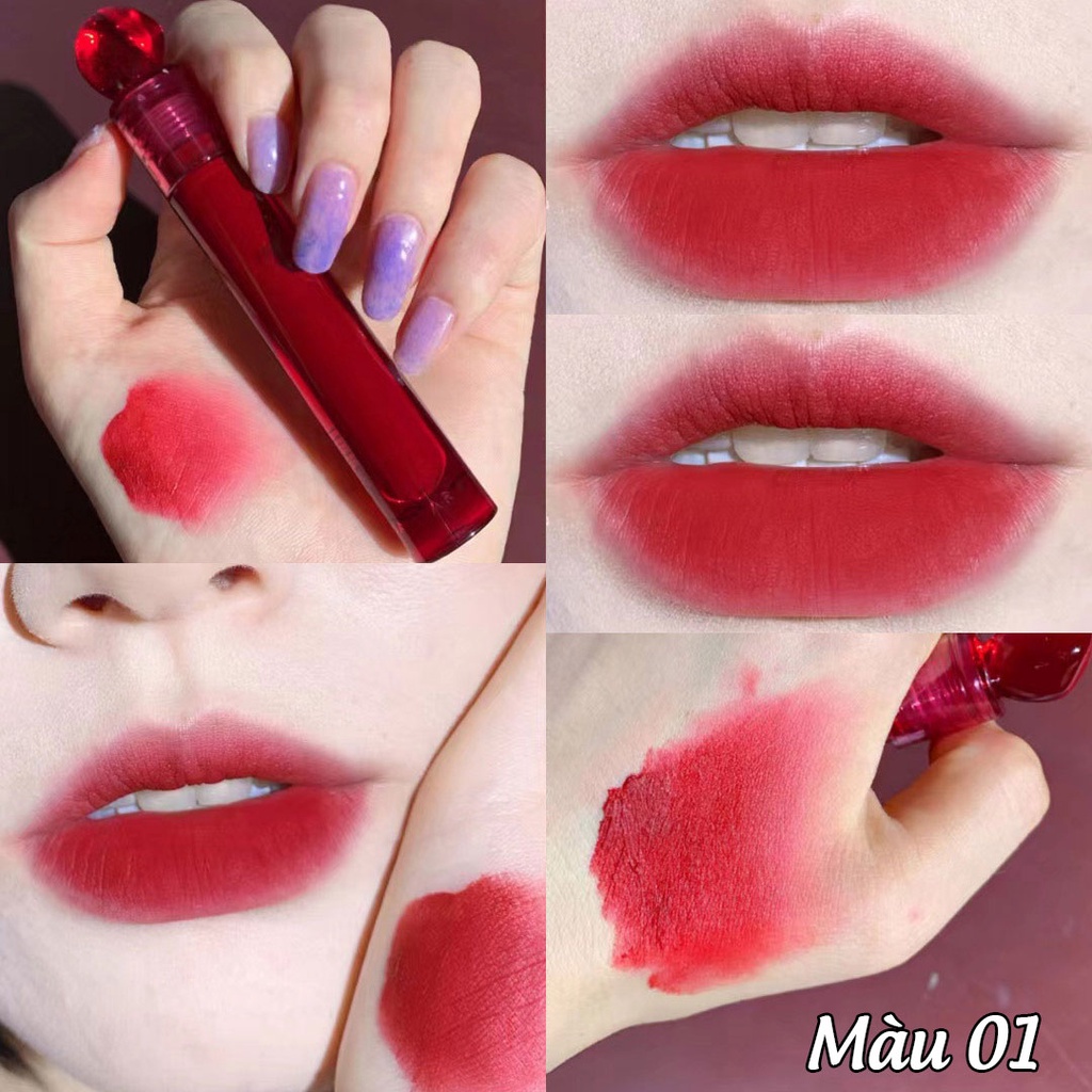 Son Kem lì Peinifen, son nội địa trung Velvet Matte mềm mịn lâu trôi bảng màu hot trend Datgon