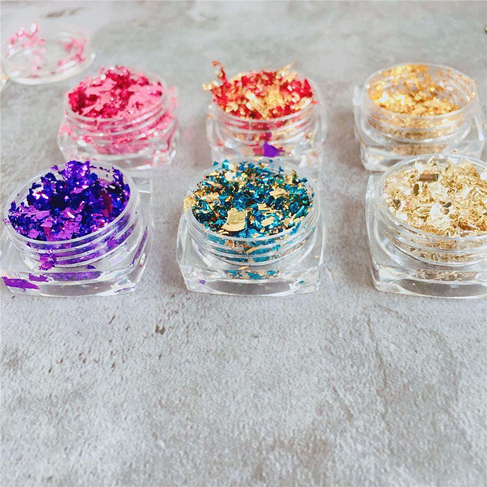 Miếng Dán Trang Trí Móng Tay Lấp Lánh Thời Trang