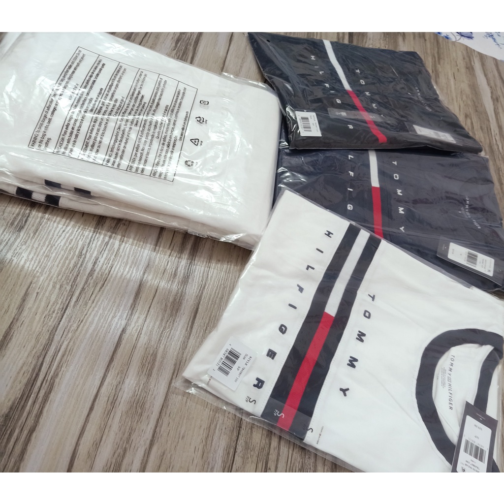 Áo thun Chính Hãng Tommy Essential flat logo Tshirt bản 2022 .Có thêm màu blue Navy