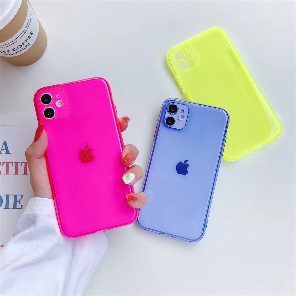 Ốp Điện Thoại Tpu Dẻo Trong Suốt Màu Trơn Cho Iphone 11 Pro Max Iphone 11 Pro Max Xs Max Xr 7 8 Plus 6s X | BigBuy360 - bigbuy360.vn