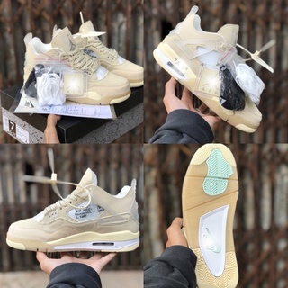 [ TẶNG Tất Cao Cấp - Giày S.Cấp] ZinVG Giày Jordan 4 Vàng, Giày Sneaker JD4 Thời Trang Nam Nữ Full Box