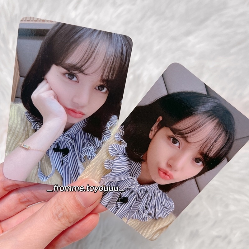 Ảnh photocard BLACKPINK card Lisa Rosé Jennie Jisoo chính hãng