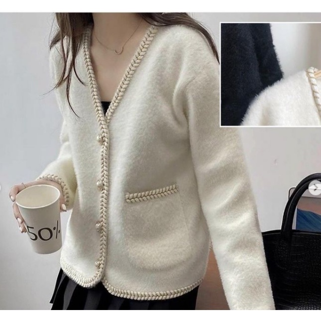 ẢNH THẬT CARDIGAN DẠ LÔNG