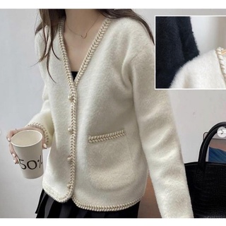 Ảnh thật cardigan dạ lông