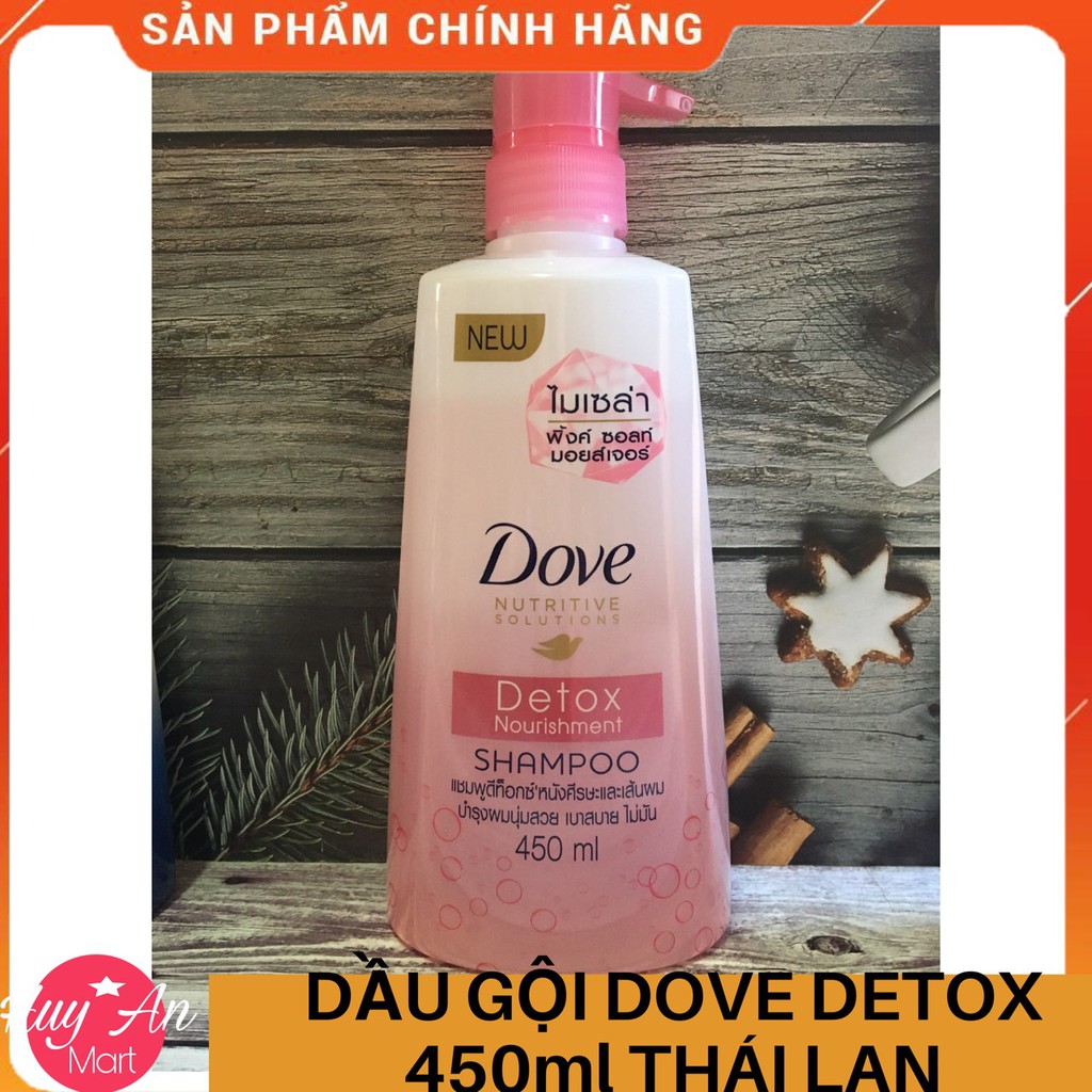 Dầu gội - dầu xả Dove Thái Lan mẫu mới 450ml HÀNG CHÍNH HÃNG