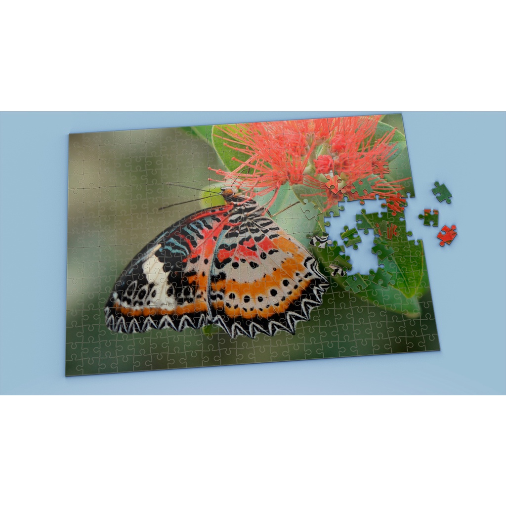 Tranh ghép hình BUTTEFLY - Mẫu 3 - Nhận in theo yêu cầu