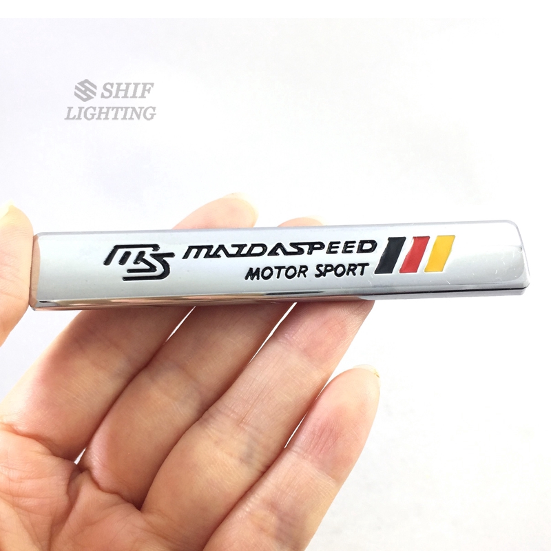 Miếng decal dán trang trí xe hơi hình logo MAZDA SPEED
