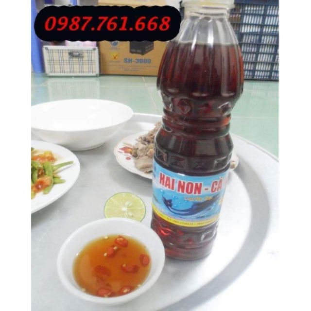 Combo 3 chai nước mắm truyền thống Cao Cấp Hai Non Cà Ná 32 độ (500ml/chai)