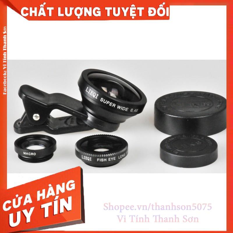 LEN CHUP HINH 3 TRONG 1 CHO ĐIỆN THOẠI IPHONE, SAMSUNG, OPPO, HTC - Vi Tính Thanh Sơn