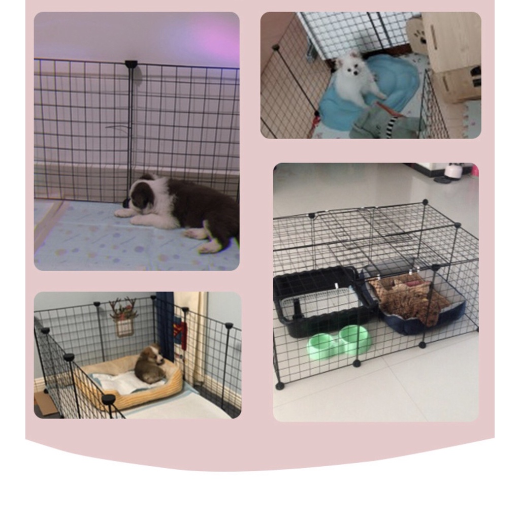 (CHUỒNG LỚN) BỘ COMBO CHUỒNG MÈO, CHUỒNG CHÓ 2 TẦNG, 3 TẰNG LẮP GHÉP SƠN TĨNH ĐIỆN CHO PET