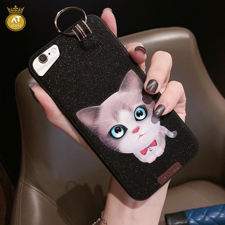 Ốp mèo siêu đáng yêu iphone X 8plus 8 7plus 7 6plus 6