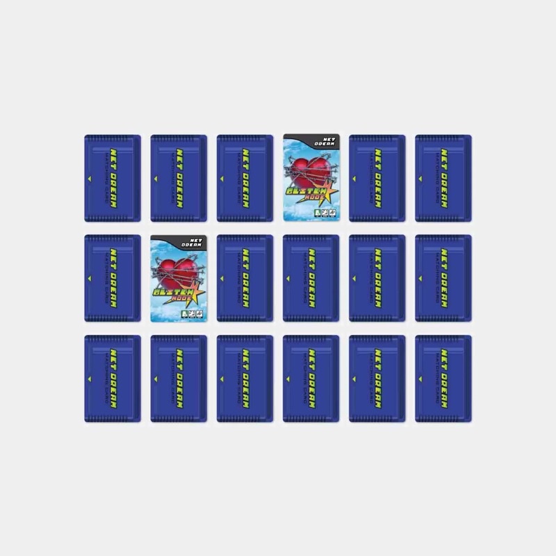 HÌNH ẢNH NCT DREAM MATCHING GAME CARD SET POP UP STORE GLITCH MODE