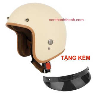 nón bảo hiểm 3/4 kem lòng nâu đẹp chất lượng, bán lẻ giá sỉ mua hôm nay để nhận ưu đãi từ shop