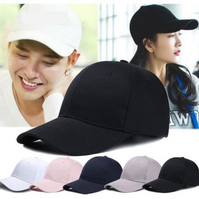 Mũ lưỡi trai trơn chất liệu Kaki - MLTTRON