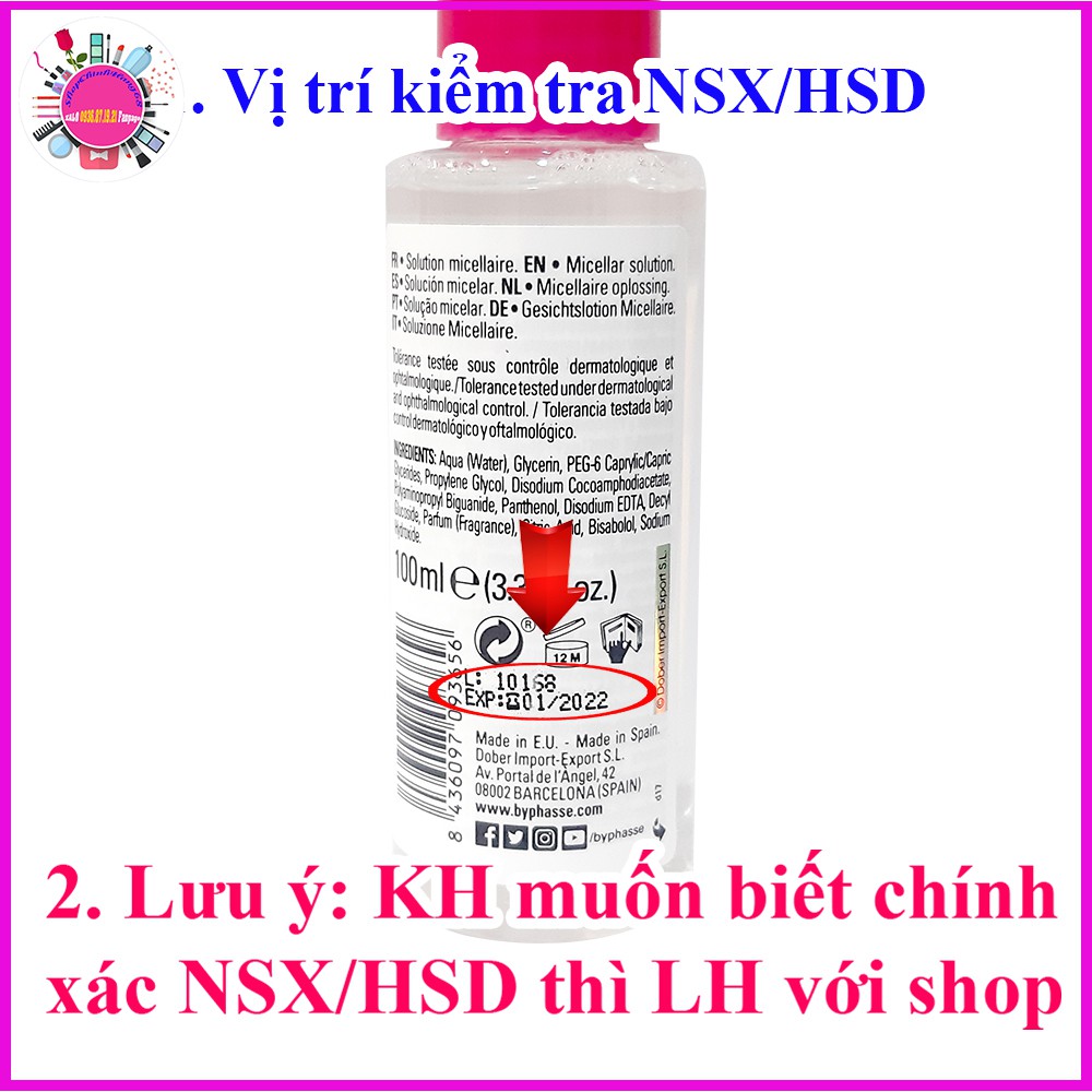 NƯỚC TẨY TRANG MINI TÂY BAN NHA 100ML