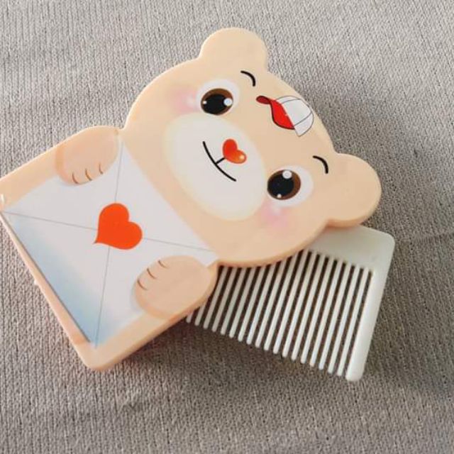BỘ GƯƠNG LƯỢC MINI DỄ THƯƠNG