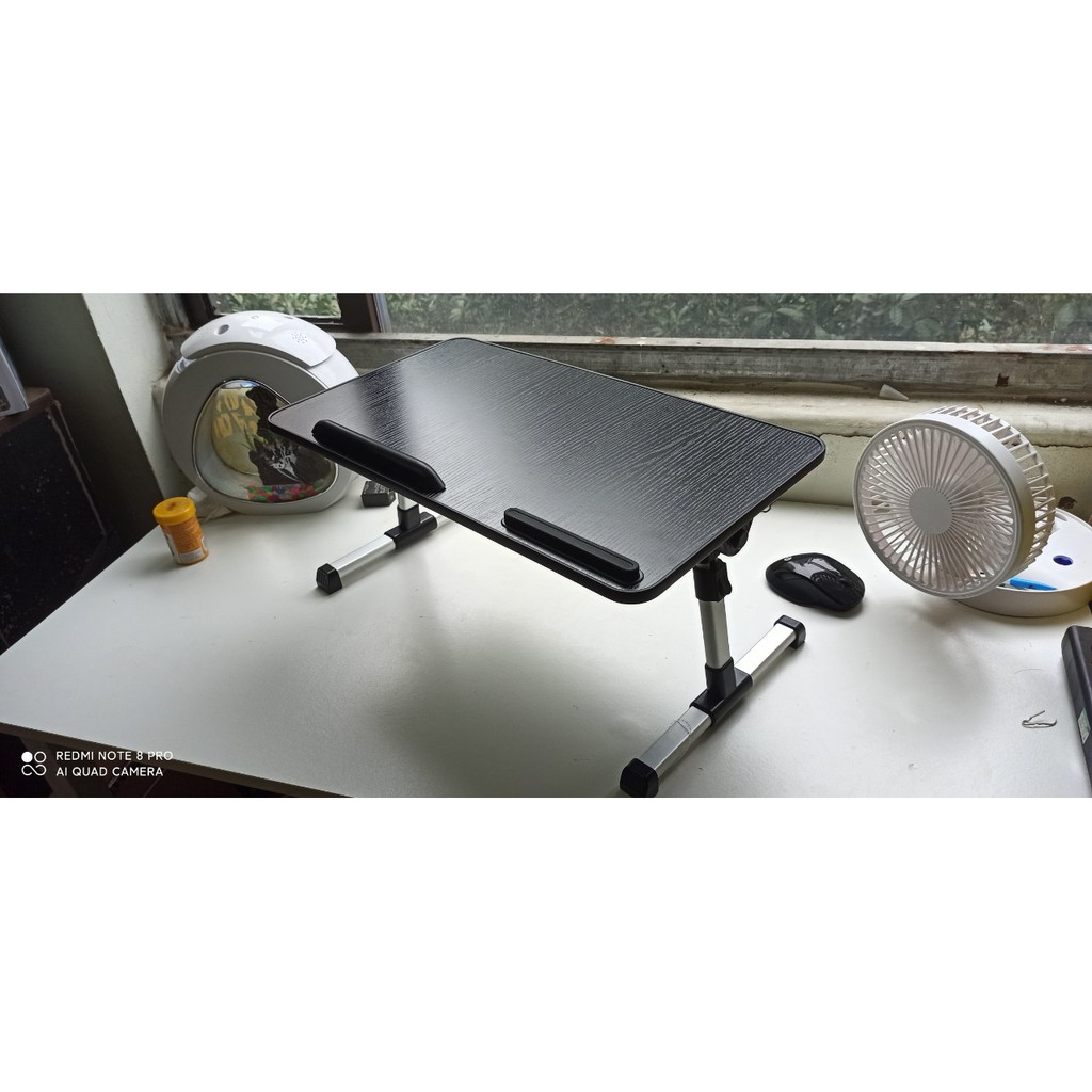 Bàn gỗ laptop, bàn học đa năng, điều chỉnh độ cao X-Gear A8L( bản màu đen, có ảnh thật)