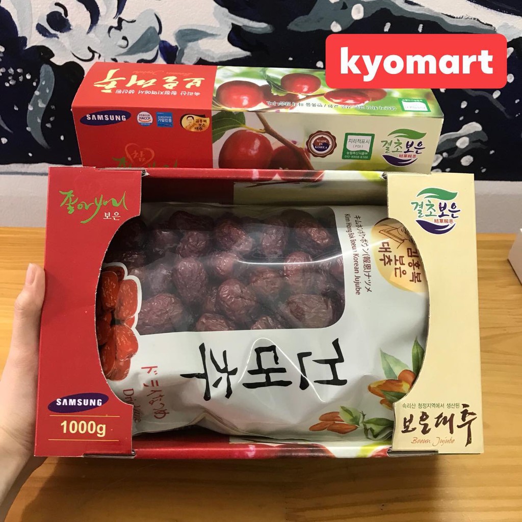 Táo đỏ Hàn Quốc sấy khô 1kg Date T10/2023 | BigBuy360 - bigbuy360.vn