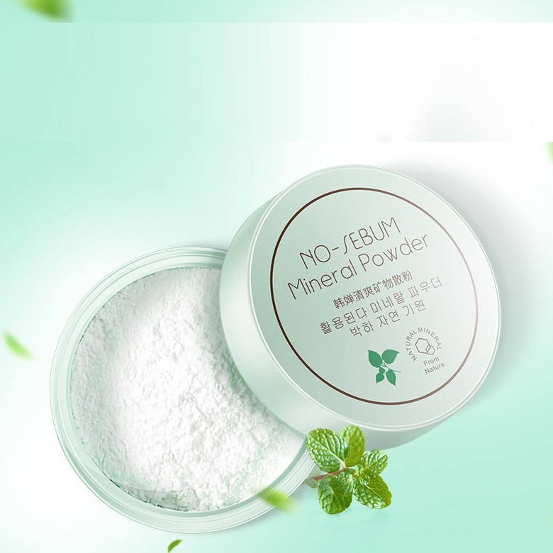 Phân phủ kiềm dầu giúp lớp trang điểm hoàn hảo dạng bột No Sebum Mineral Powder Rorec