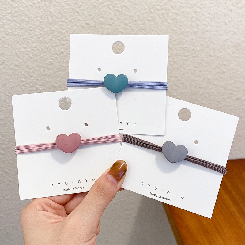 Dây Cột Tóc Co Giãn Cao Không Đau Thiết Kế Dễ Thương Cho Bé