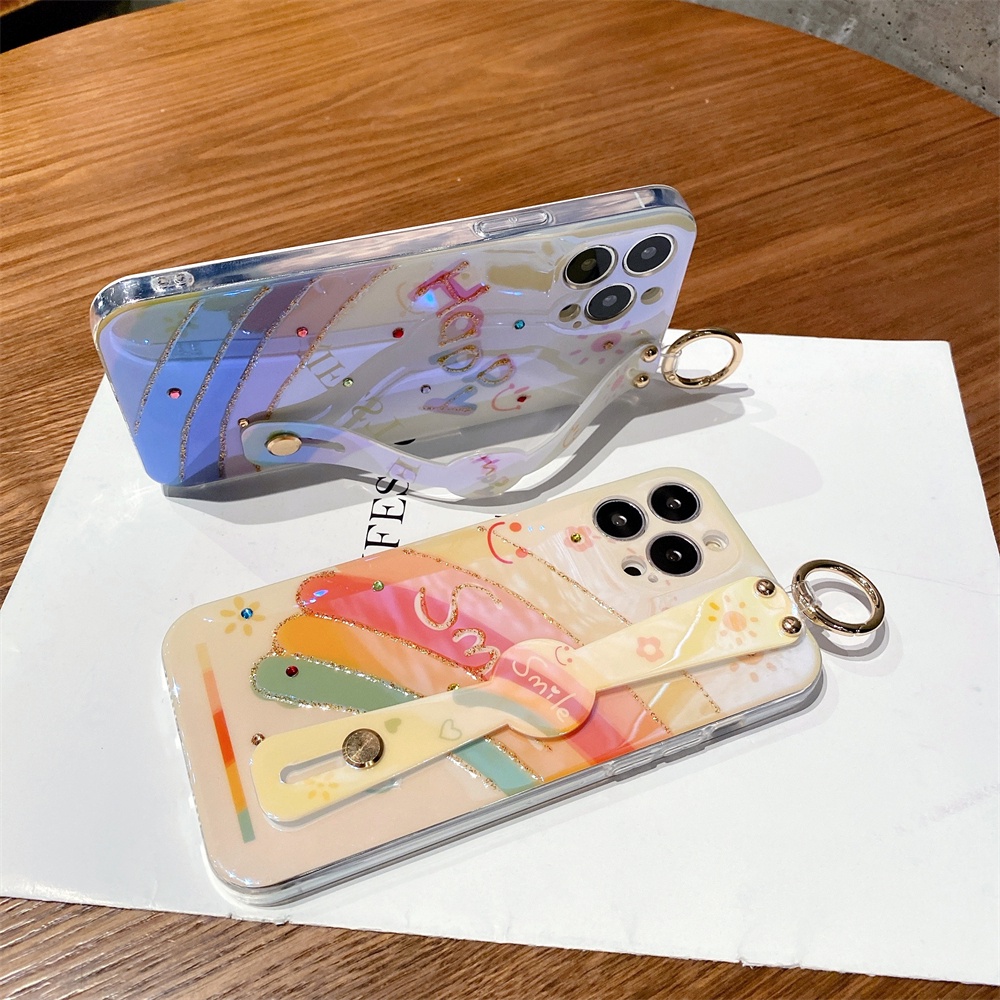 Ốp Điện Thoại Có Giá Đỡ Hình Cầu Vồng Cho iphone 15promax / 14promax / 13promax / 14 / 13 / 12 / 11 / x / xs / xr / xsmax / 7p / 8p