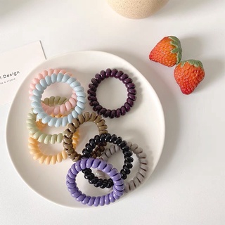 Set 2 ây cột tóc lò xo nhỏ màu pastel