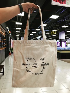 Túi Tote_ sadness +khóa kéo