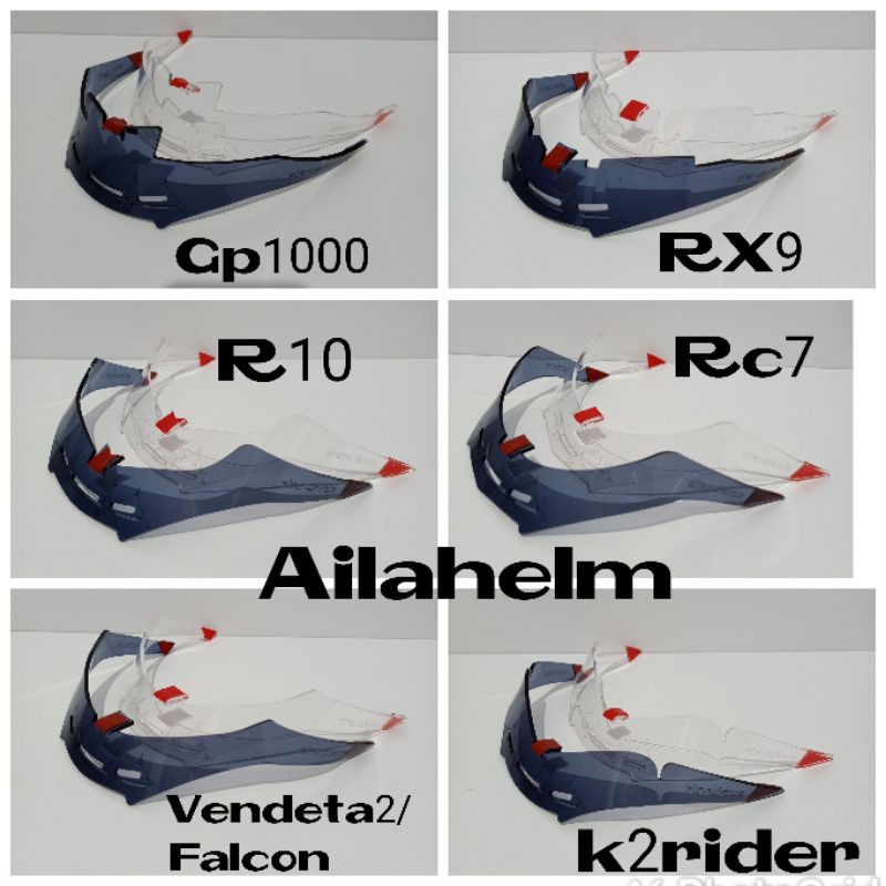 Cánh Gió Kyta Falcon K2rider Rc7 R10 Tt Course Gp1000 Rx9 Agv K3 Sv Kbc Njs Zeus 81113 806