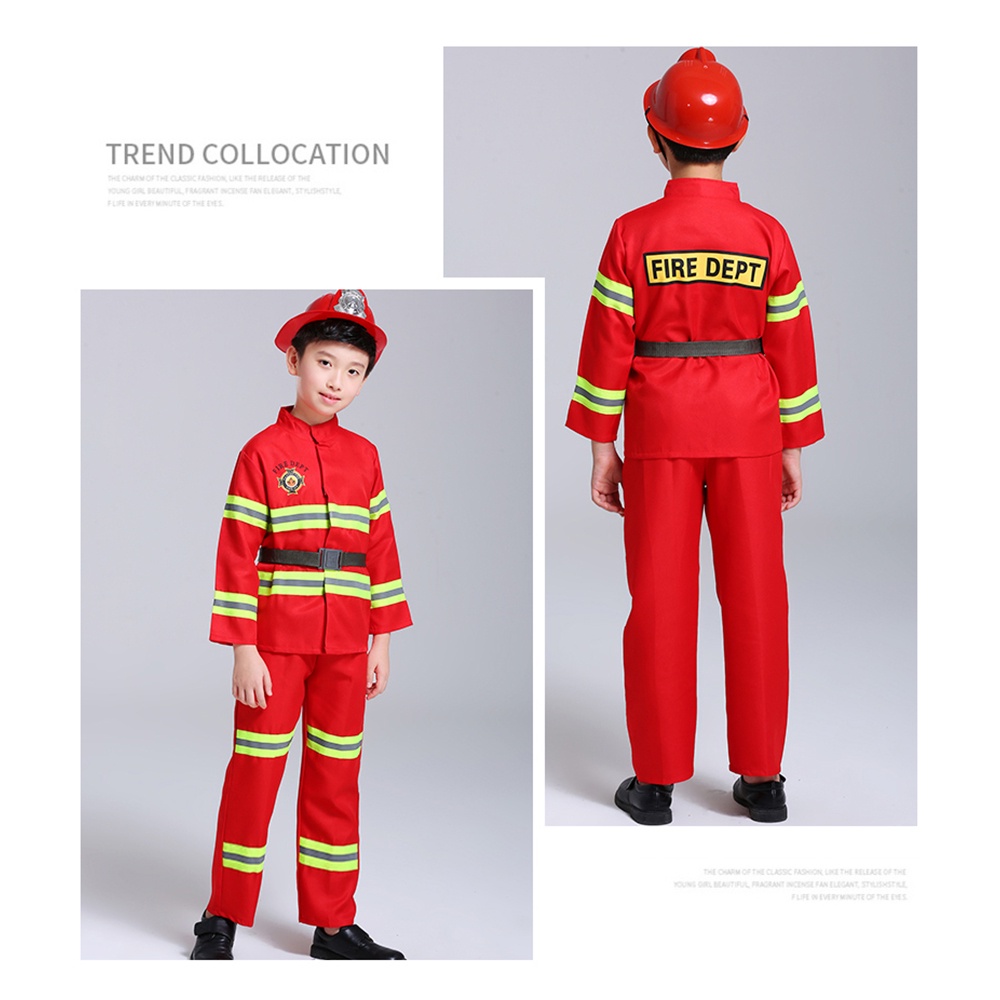 Trang phục hóa trang lính cứu hỏa đáng yêu nhân dịp giáng sinh/ năm mới cho bé