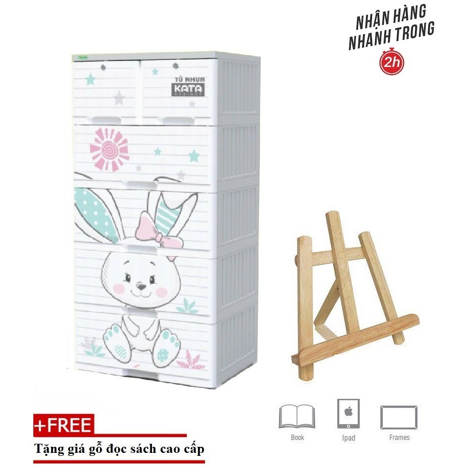 Tủ nhựa KATA 5 tầng ( 60cm x 48cm x 124cm )- MUA KÈM CA CÁCH NHIÊT 500 ML GIÁ 0 ĐỒNG | BigBuy360 - bigbuy360.vn