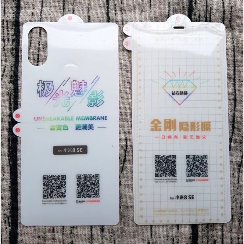 Miếng dán PPF chống va đập cho Xiaomi Mi 8SE