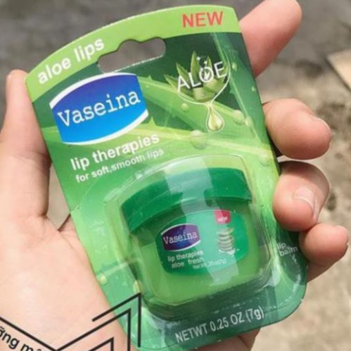 Sáp Dưỡng Môi Nha Đam Vaseina Mềm Môi Căng Mọng 7gr ✅FLASH SALE✅