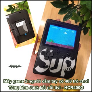 Máy game 2 người cầm tay có 400 trò chơi + Tặng kèm Jack kết nối tivi - HCR400G