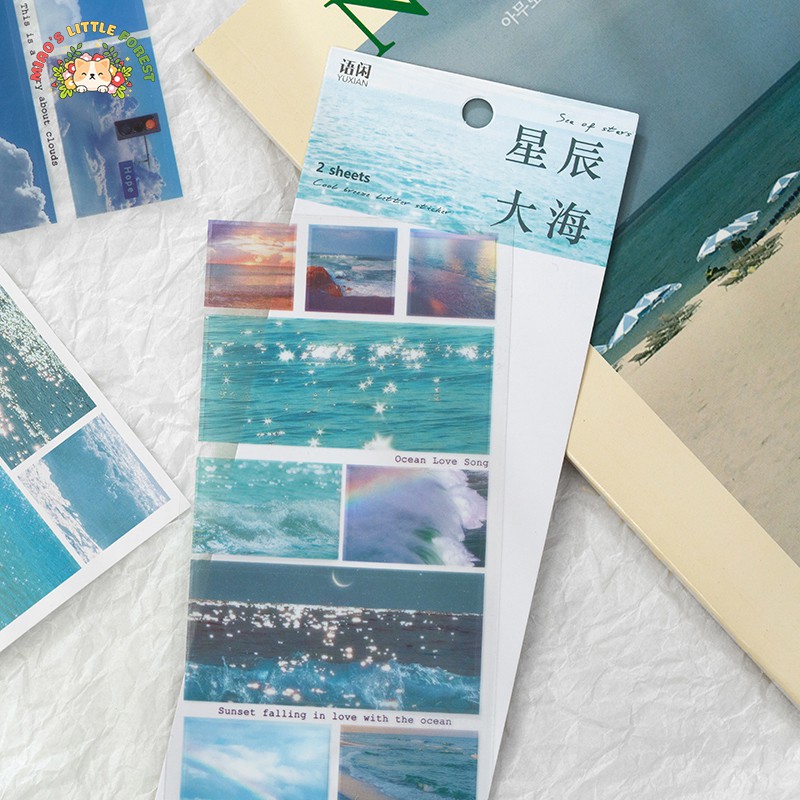 SET 2 TẤM STICKER PHONG CẢNH | MST365