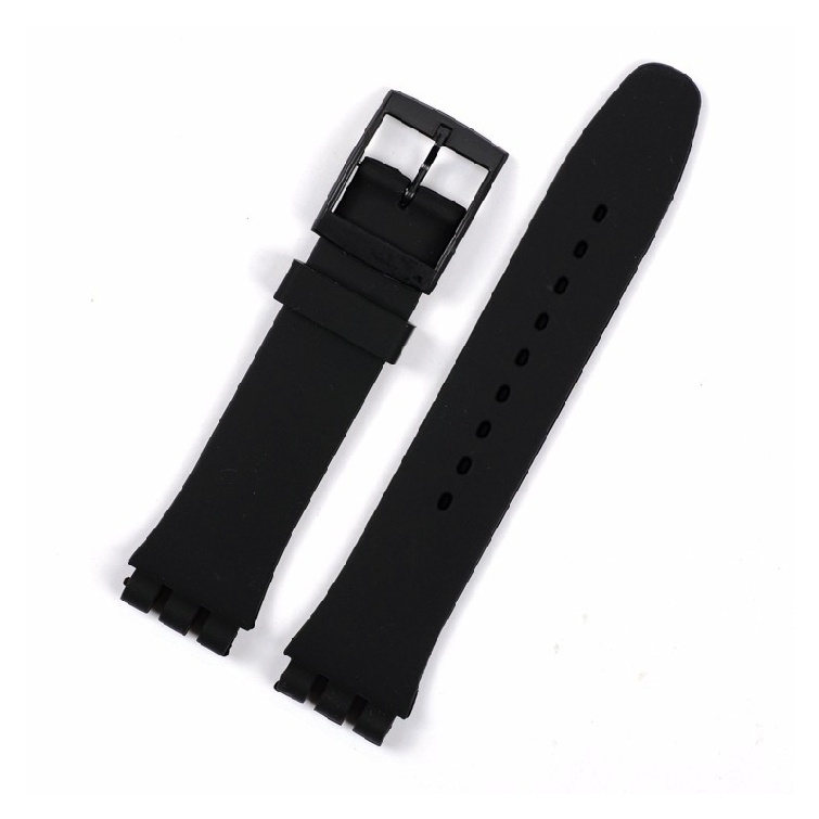 Dây đeo đồng hồ thay thế bằng cao su silicone 17mm 19mm cao cấp