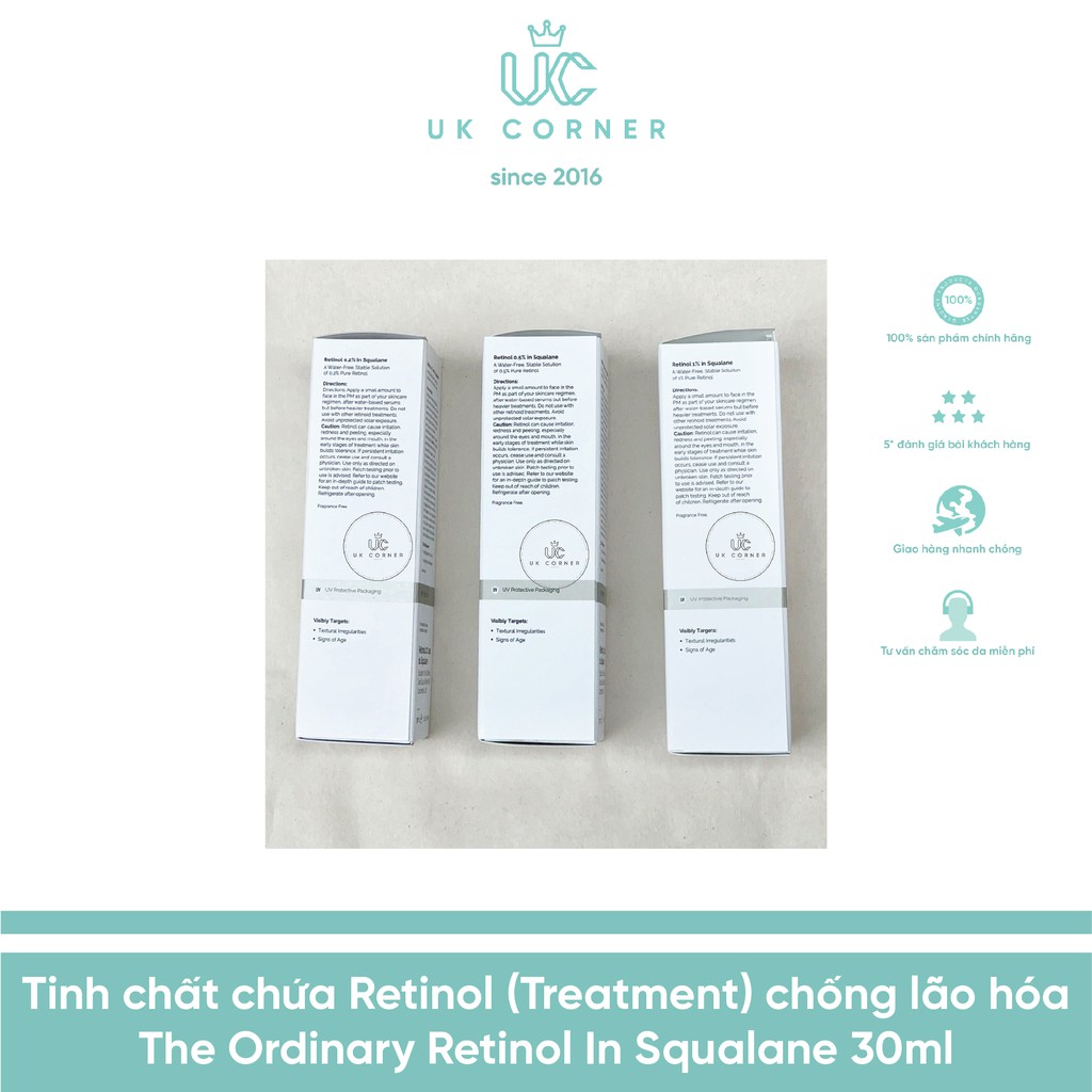 [Serum] Tinh chất chứa Retinol chống lão hóa The Ordinary Retinol in Squalane 30ml