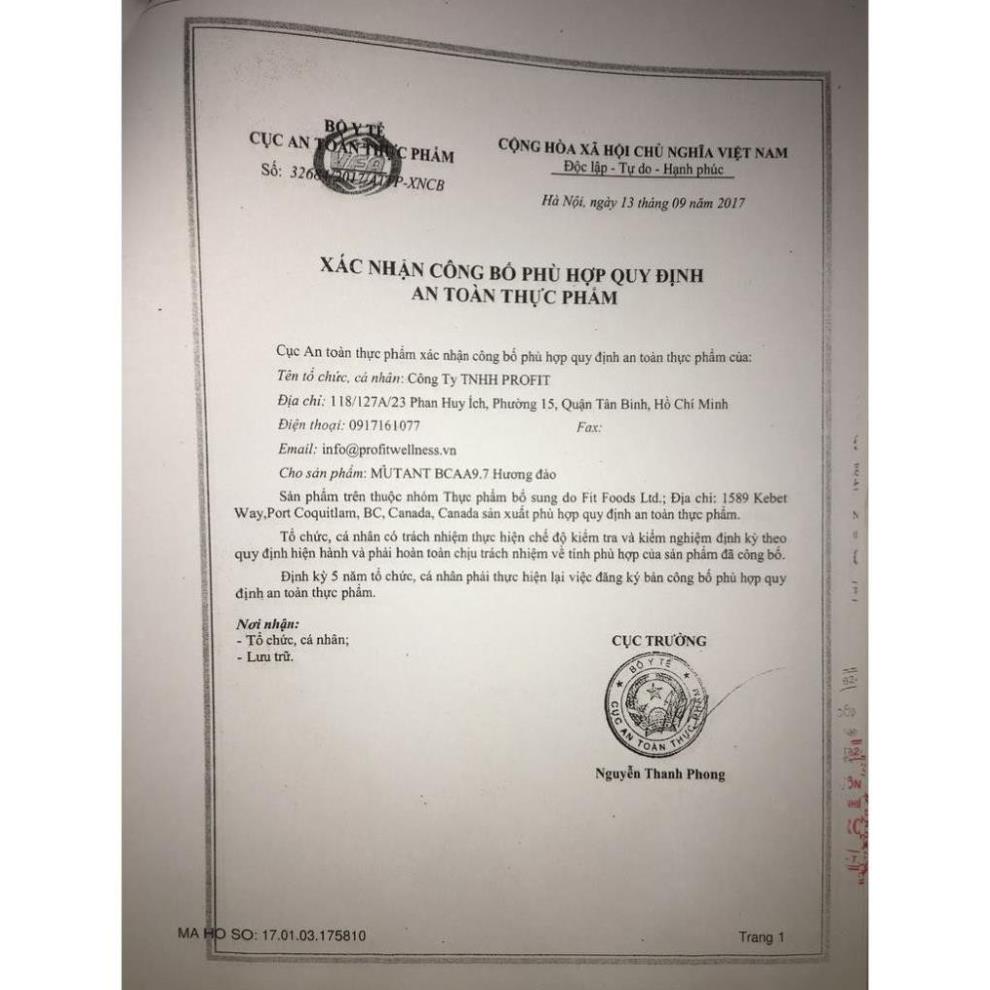 Mutant Bcaa Chống Dị hóa Cơ Bắp Phục Hồi Cơ Mutant Bcaa 9.7 90 lần dùng - Canada