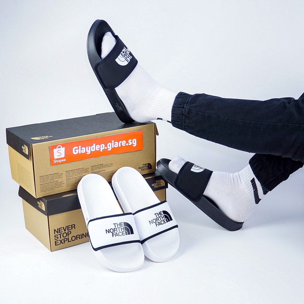 Dép bigsize nam nữ The North Face  - kiểu dáng quai ngang thời trang unisex