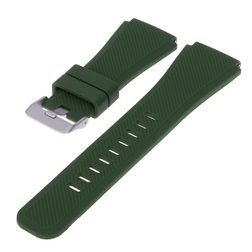 Dây đeo silicon thể thao cho đồng hồ Gear S3 , inox