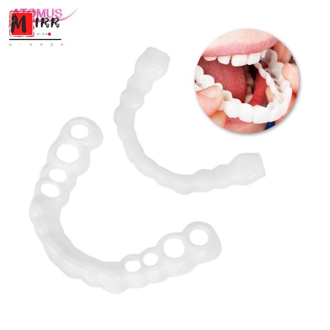 FNC 1 Pair Reusable Whitening Dentures Braces Dental Care Accessories