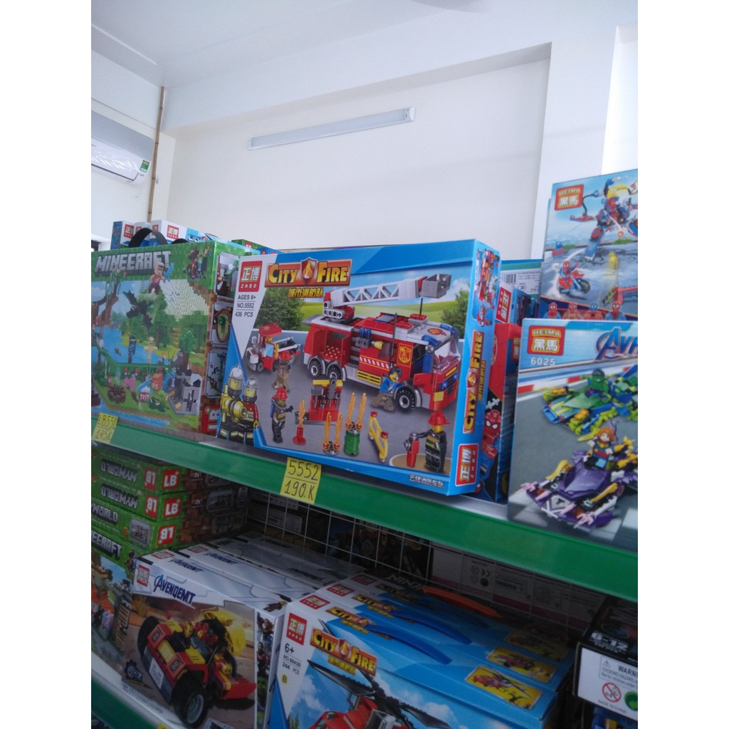 Lắp ráp Lego city fire 5552 :Trạm cứu hỏa thành phố