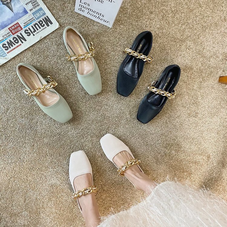 [ Mã 66CBSALE giảm 30K đơn 200K] Giày Cao Gót Mũi Vuông Thiết Kế Thoải Mái Thời Trang Mùa Xuân