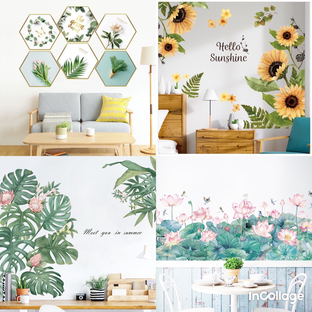 Decal tranh dán tường,trang trí decor nhà ở, cửa hàng siêu đẹp