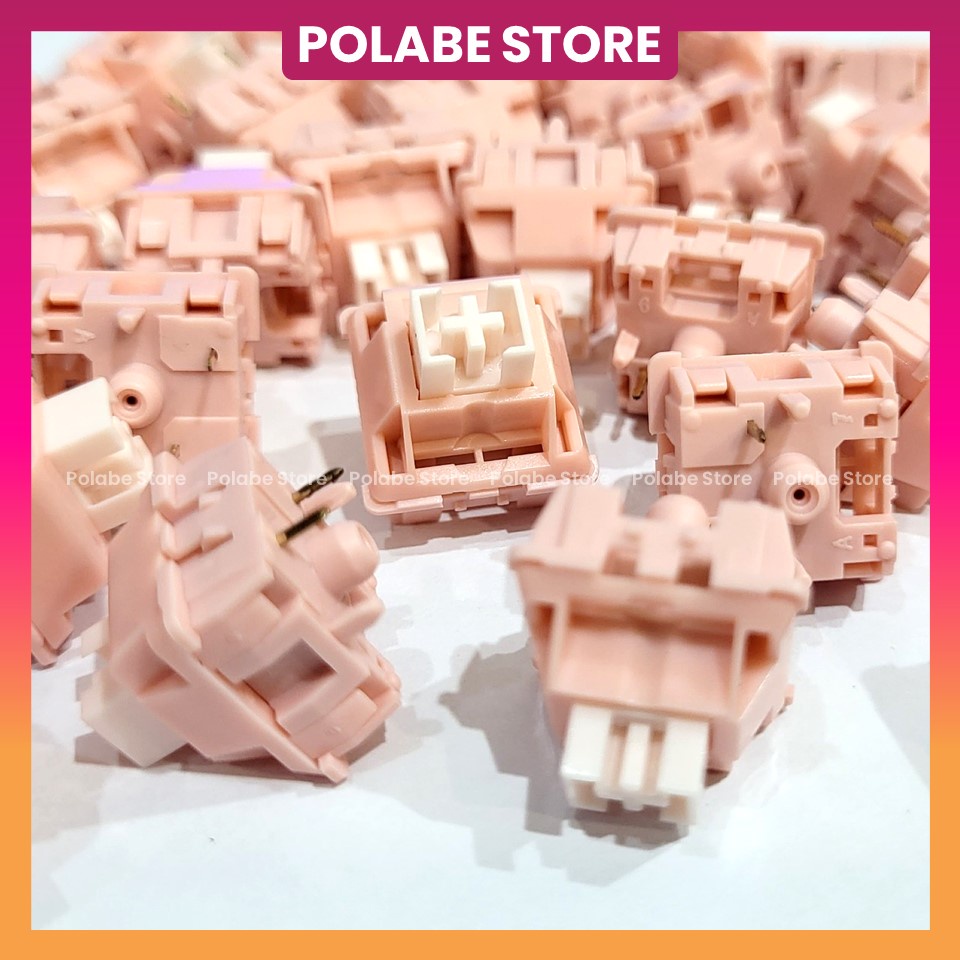 Jelly Strawberry V3 Switch Công Tắc Bàn Phím Cơ Jelly Dâu v2 v4 Linear Switch - Polabe Store