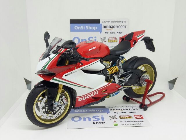 DUCATI 1199 PANIGALE TRICOLORE 1/12 TAMIYA MÔ HÌNH XE ĐỘ PÔ